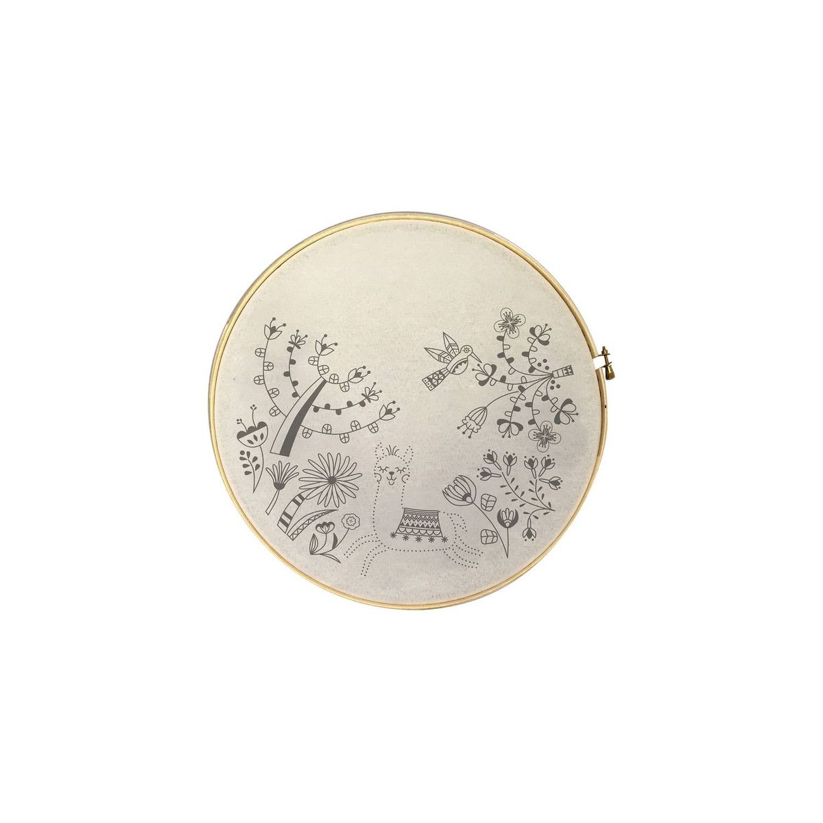 EMPORIO CURANIPE - Set para Bordar Cuadro Llama 15 H