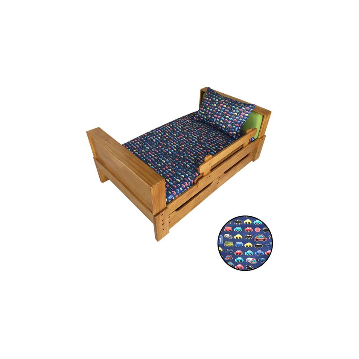 GROWME - Funda - cubrecamas pequeña 120 x 140 cms AUTITOS - Infantil niños