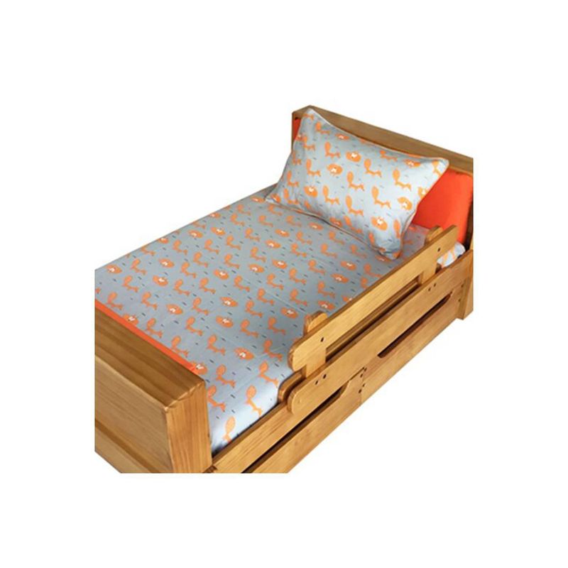 GROWME - Funda - cubrecamas pequeña 120 x 140 cms ZORRO NARANJO Infantil niños