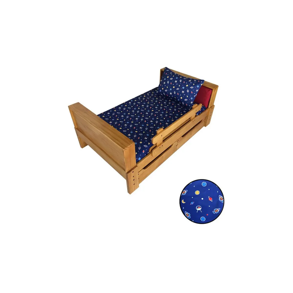 GROWME - Funda - cubrecamas pequeña 120 x 140 cms NAVE ESPACIAL Infantil niños