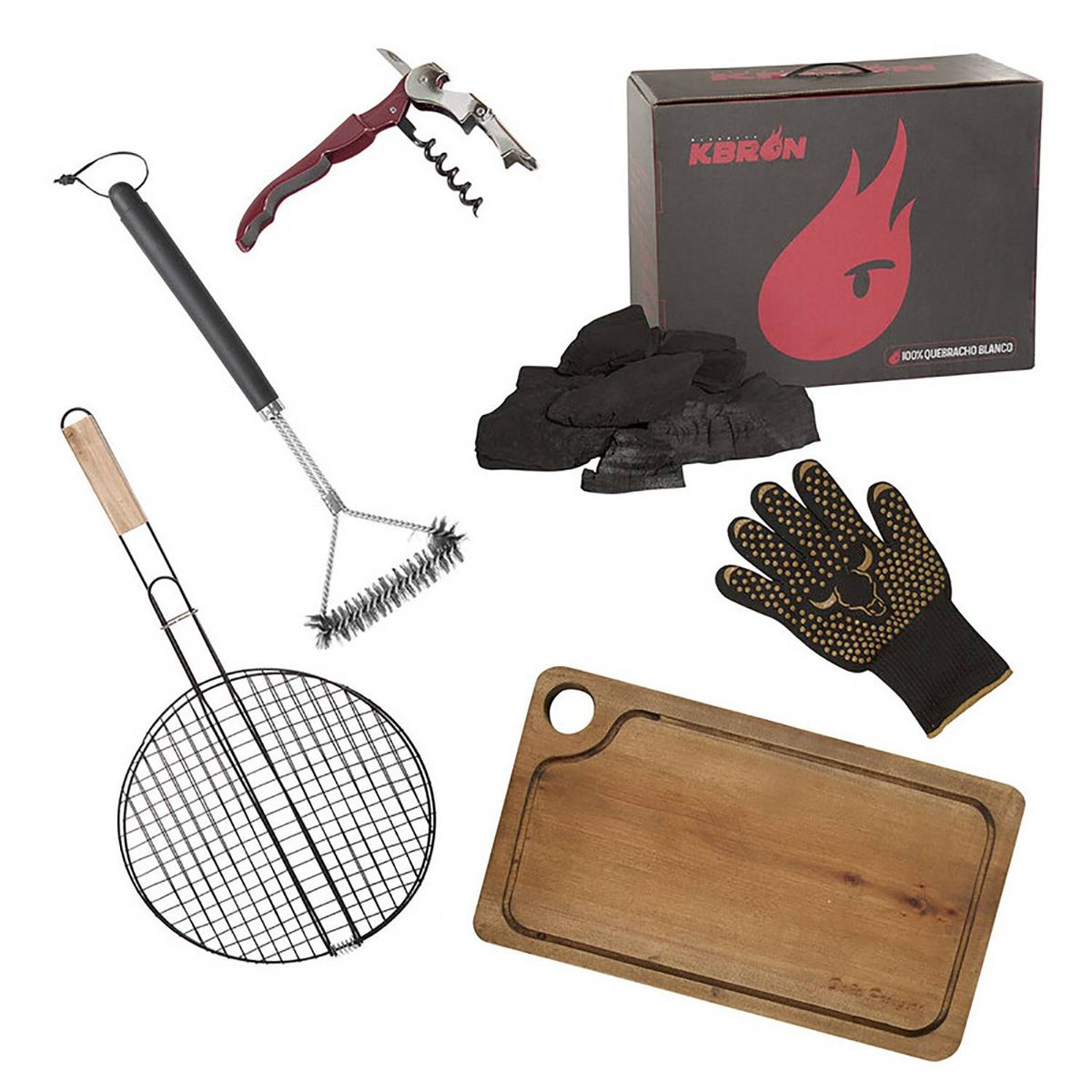 WAYU - Combo Parrilla 330 Premium 6 Piezas Pro