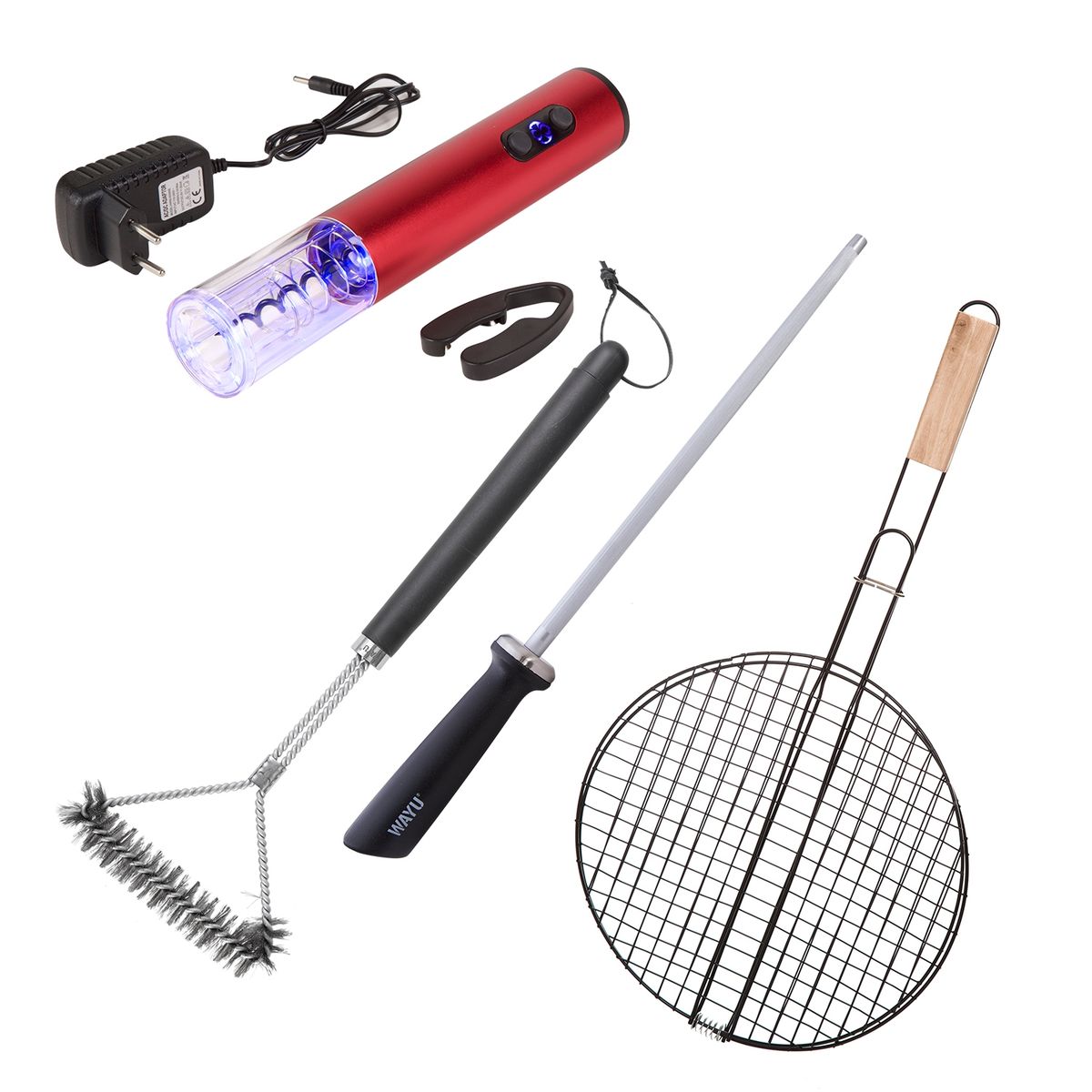 WAYU - Combo Parrilla 315 Premium 4 Piezas Pro