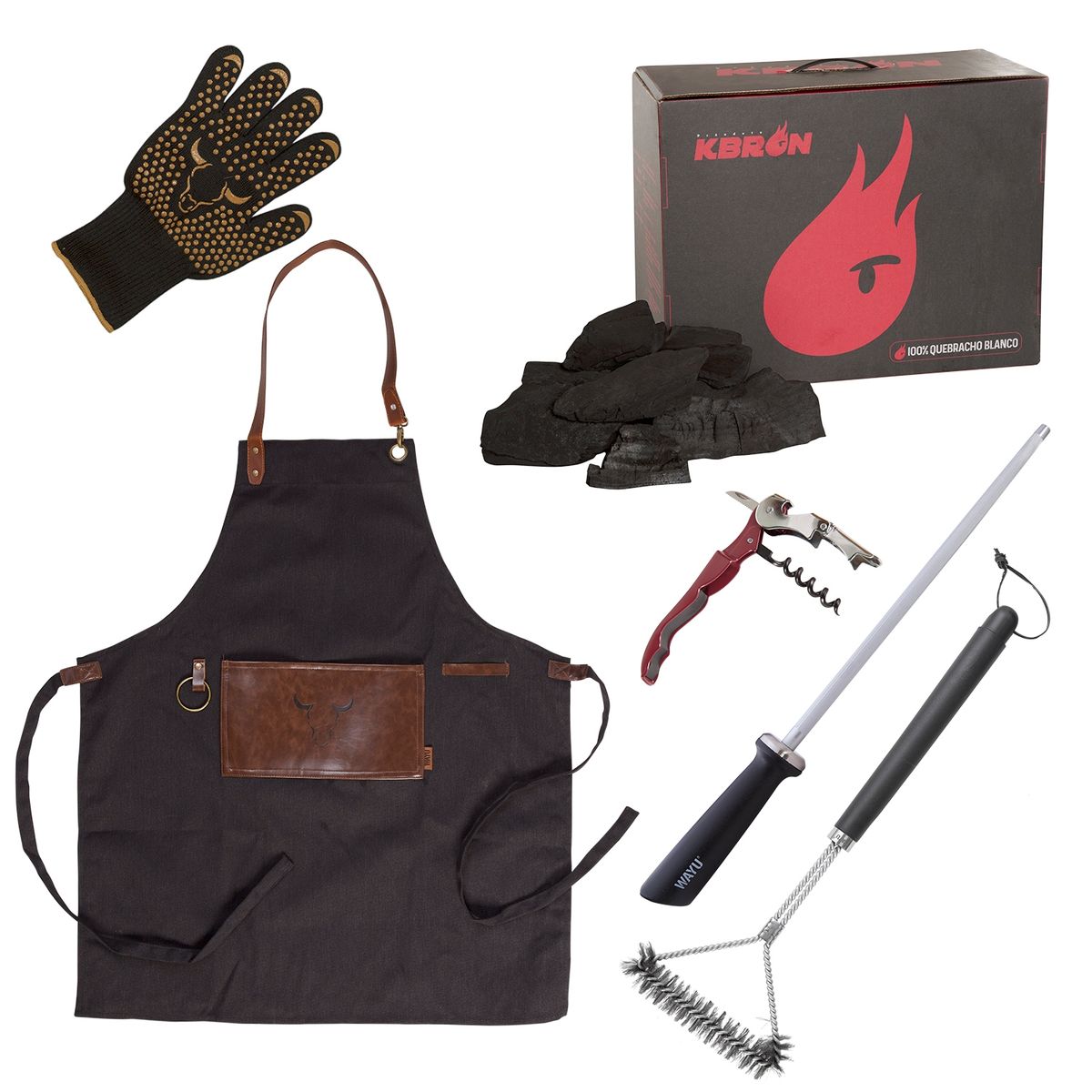 WAYU - Combo Parrilla 309 Premium 6 Piezas Pro