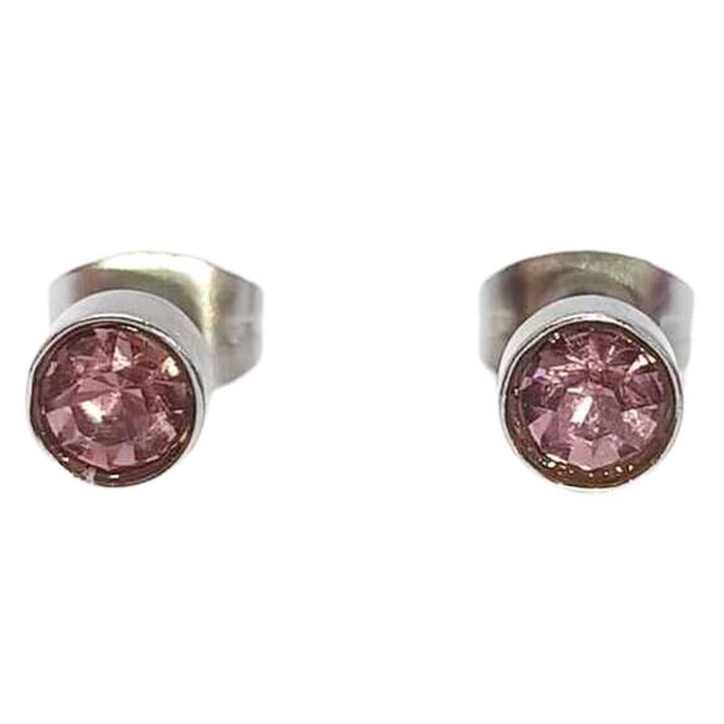 ELBAULDEJUMA - Aros pequeños puntos luz zirconio colores 5 mm hipoalergénicos