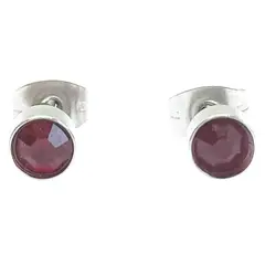 ELBAULDEJUMA - Aros pequeños puntos luz zirconio colores 5 mm hipoalergénicos