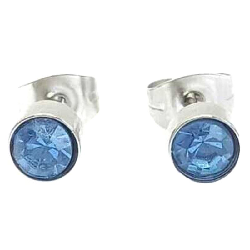 ELBAULDEJUMA - Aros pequeños puntos luz zirconio colores 5 mm hipoalergénicos