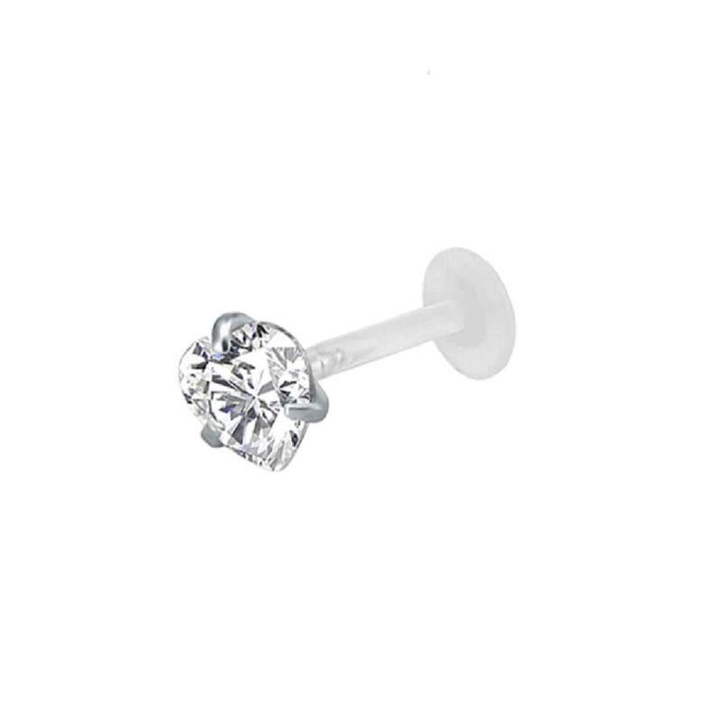 ELBAULDEJUMA - Aros piercing corazon labret monroe boca nariz