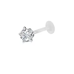ELBAULDEJUMA - Aro piercing estrella labret monroe boca nariz.-
