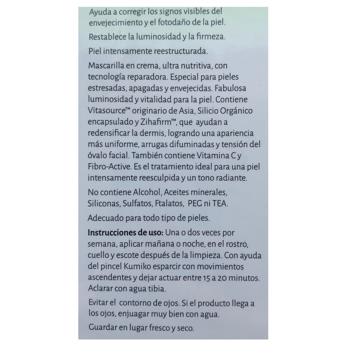 KUMIKO - Mascarilla Reparadora - Matcha Supreme Cellular Restoration Mask