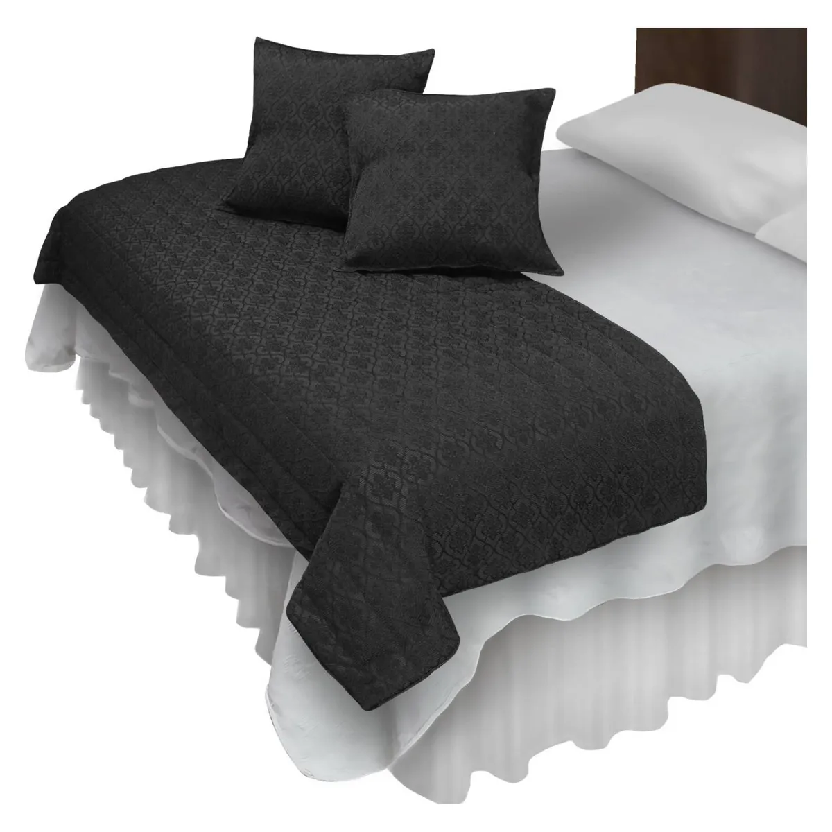 MALLORCA - Piecera Con Fundas Sk Alcazar Black Reversible.