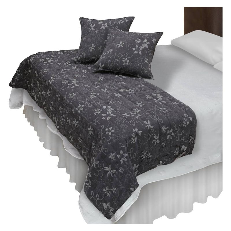 MALLORCA - Piecera Con Fundas Victoriana Ceniza Reversible