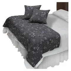 MALLORCA - Piecera Con Fundas Victoriana Ceniza Reversible