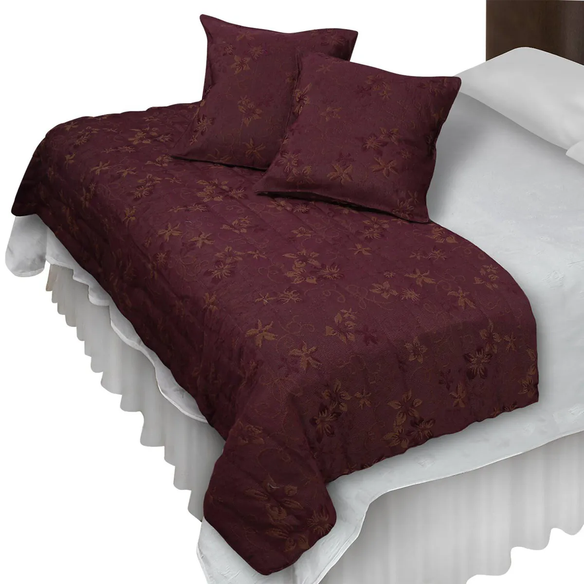 MALLORCA - Piecera Con Fundas Sk Victoriana Burdeo Reversible