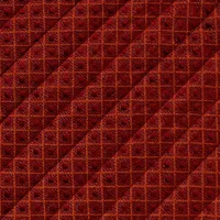 Piecera Con Fundas Rombos Burdeo Reversible