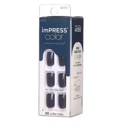 KISS BY IMSIBEAUTY - UÑAS IMPRESS COLOR - GRAYTITUD
