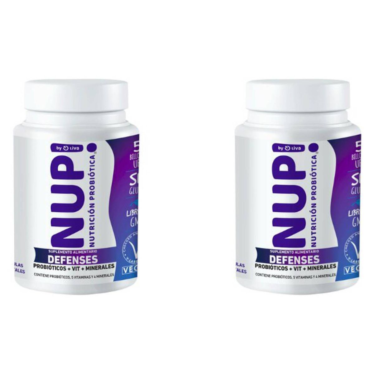 NUP - DUO Probiótico NUP! Defenses 5 billones (60 caps)
