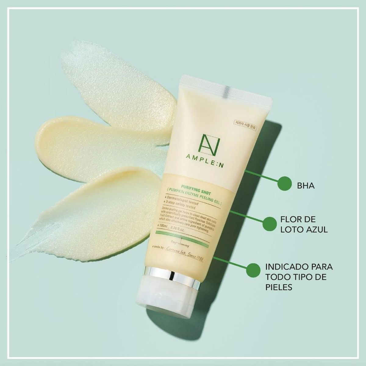 AMPLEN - Exfoliante Facial AMPLEN Calabaza 100 ml