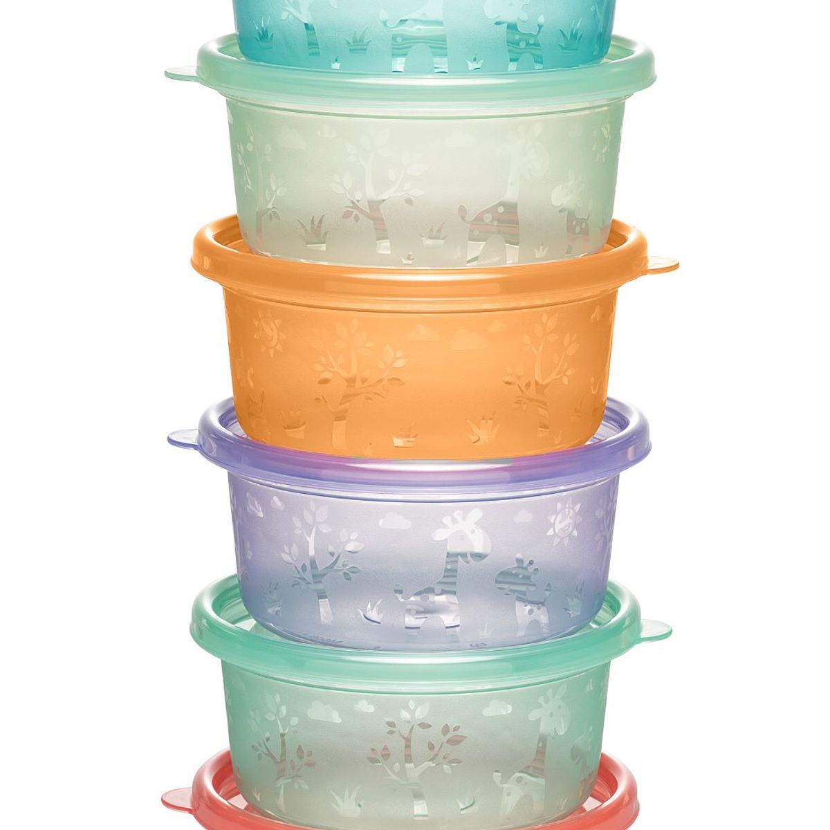 NIP - Pocillos Snack Pack 6 Con Tapas Nip