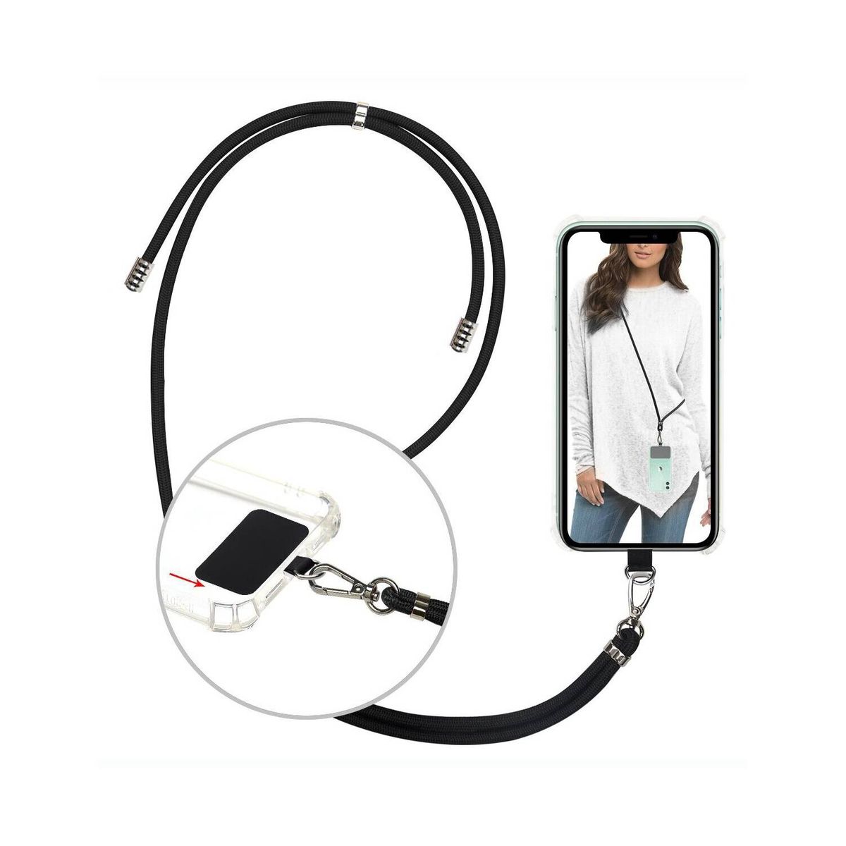 MONTREAL - Strap Colgante para carcasa de celular universal Cordón NE