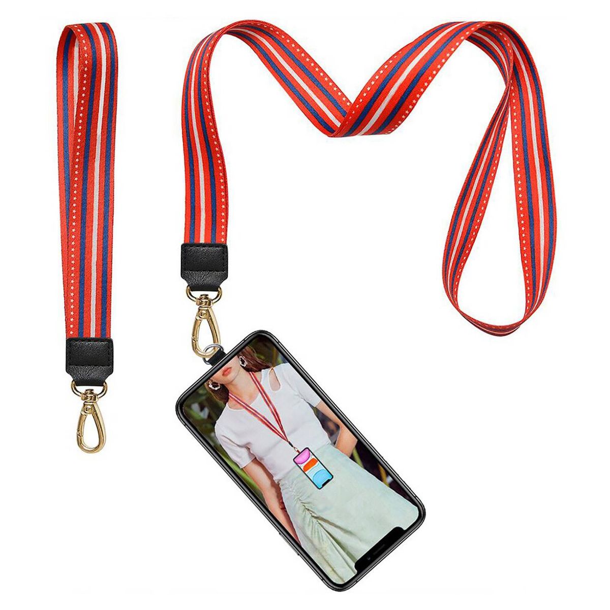 MONTREAL - Strap Colgante para Carcasa Celular Universal Doble Correa R