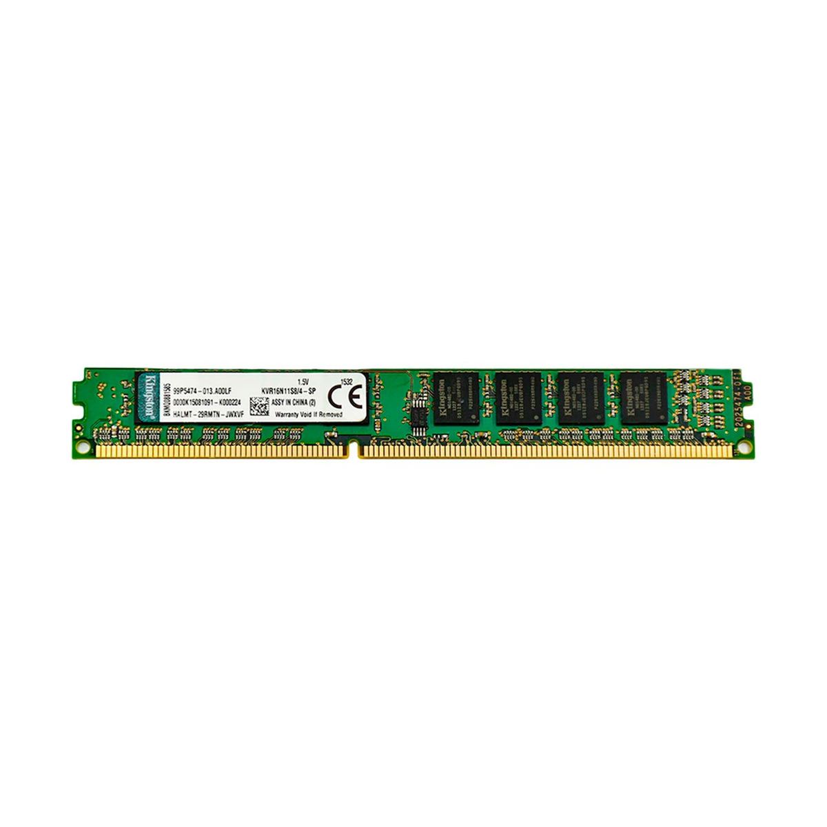 KINGSTON - Memoria Ram Pc Kingston DDR3 4GB 1600mhz Pc3-12800 DIMM - Lifemax