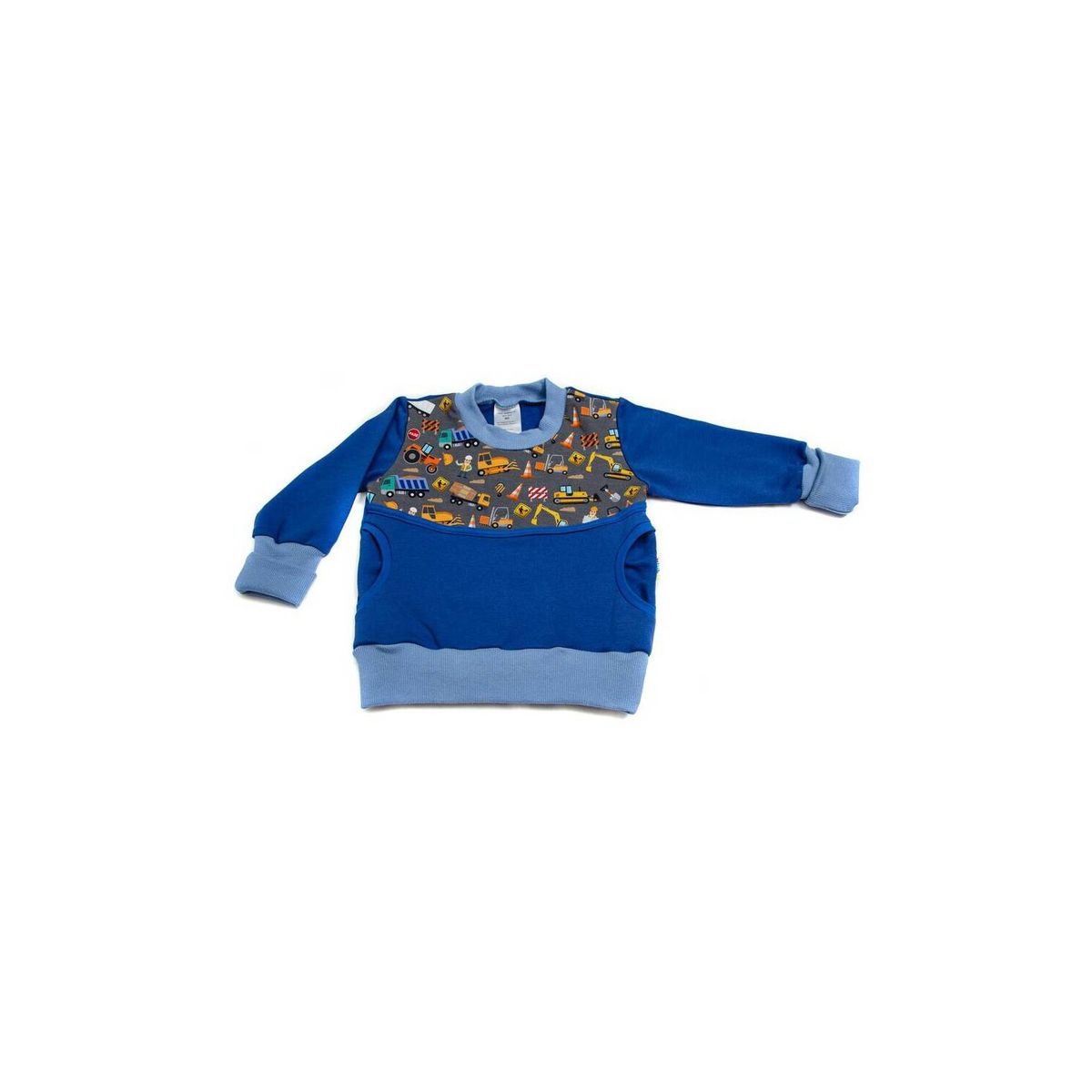 MAMALU - Polerón Cuello Redondo Azul Constructor