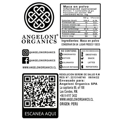 Imagen 2 del producto Maca En Polvo 1Kg Super Alimento
