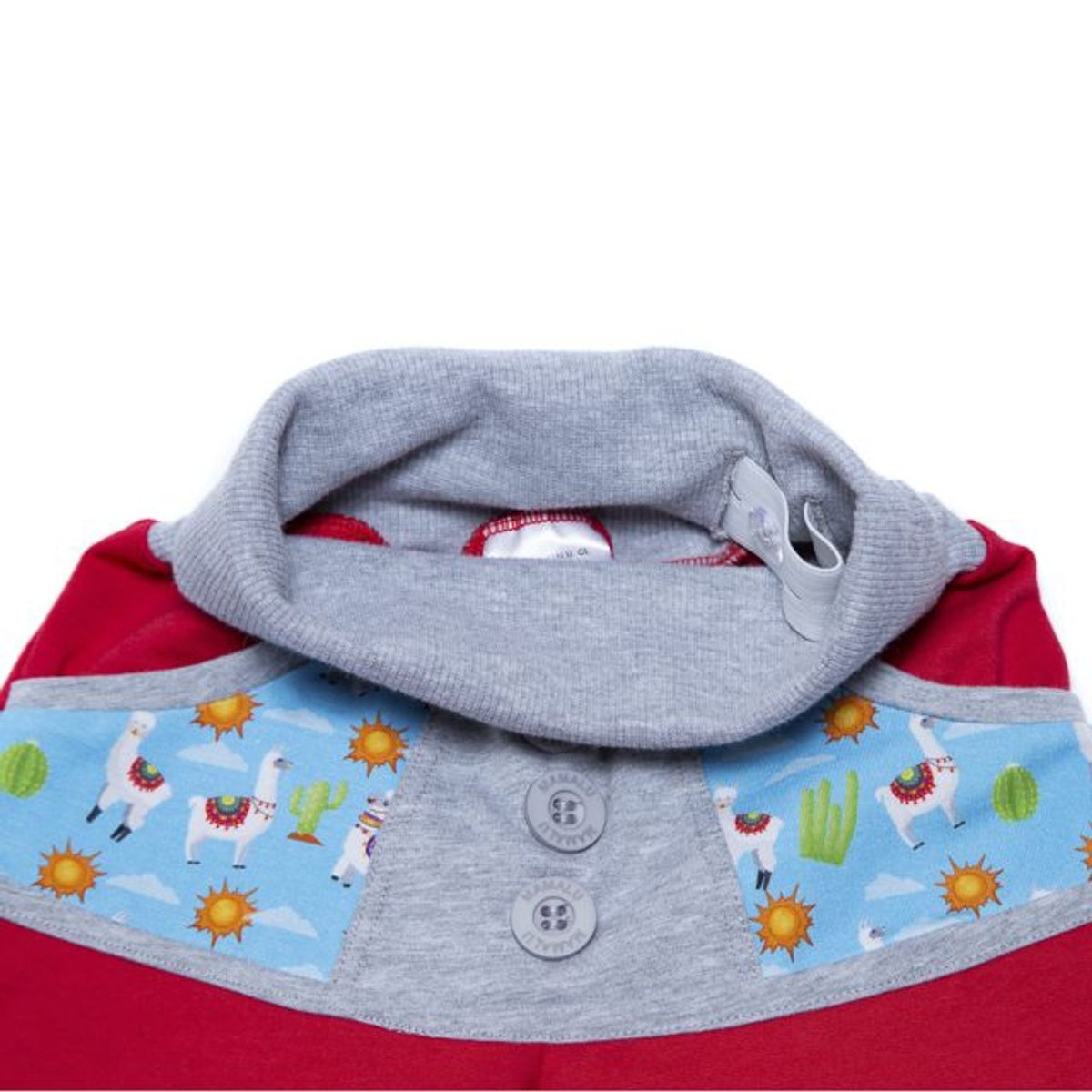 MAMALU - Pantalón Con Botones Diseño Llamas Marca Mamalú