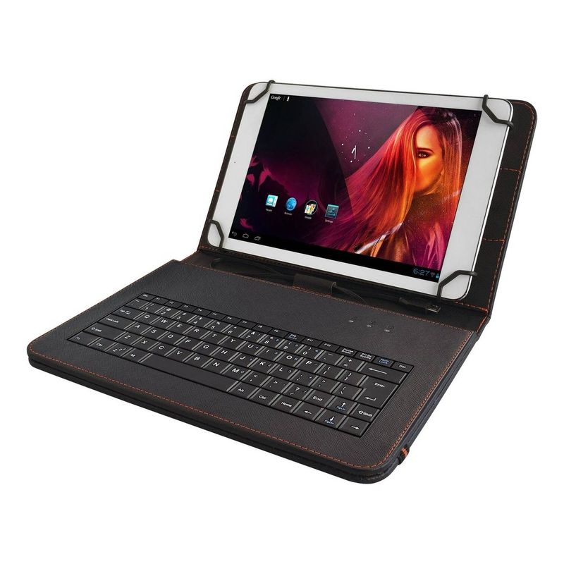 YENKEE - Teclado Tablet 10 USB OTG carcasa y teclado con esquinas ajustables