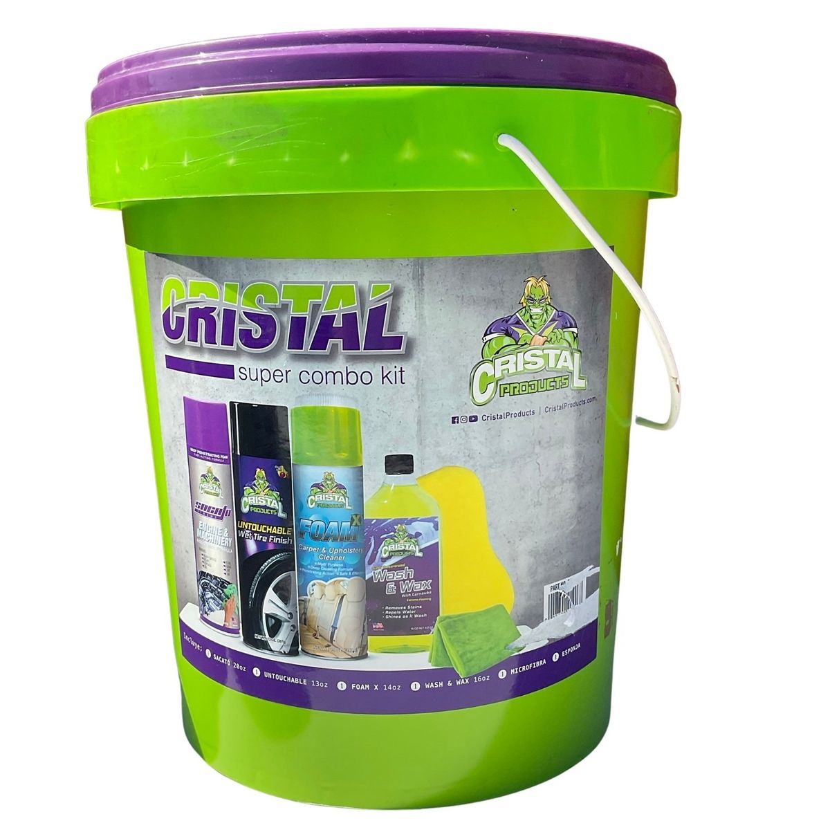 GENERICO - COMBO KIT LIMPIEZA AUTOMOTRIZ
