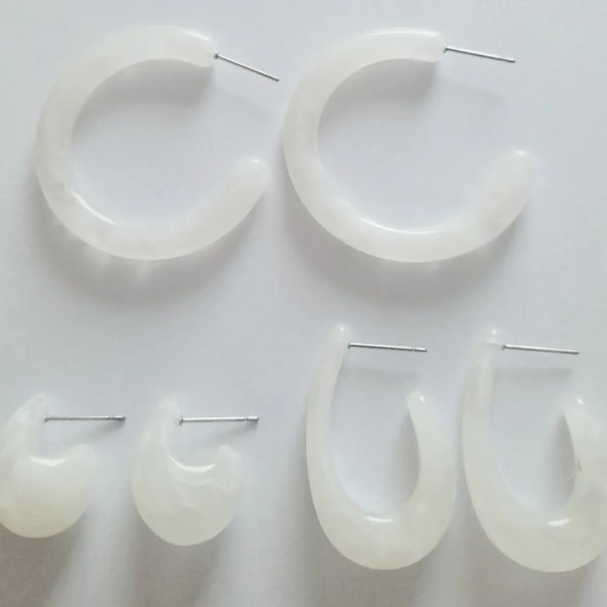 CATHALIFAUDJOYAS - Conjunto aros resina CathalifaudJoyas