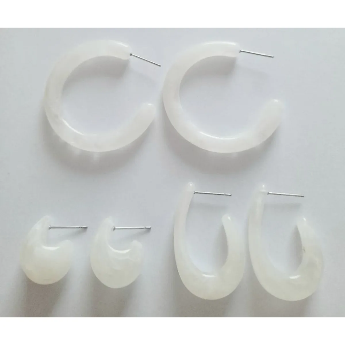 CATHALIFAUDJOYAS - Conjunto aros resina CathalifaudJoyas