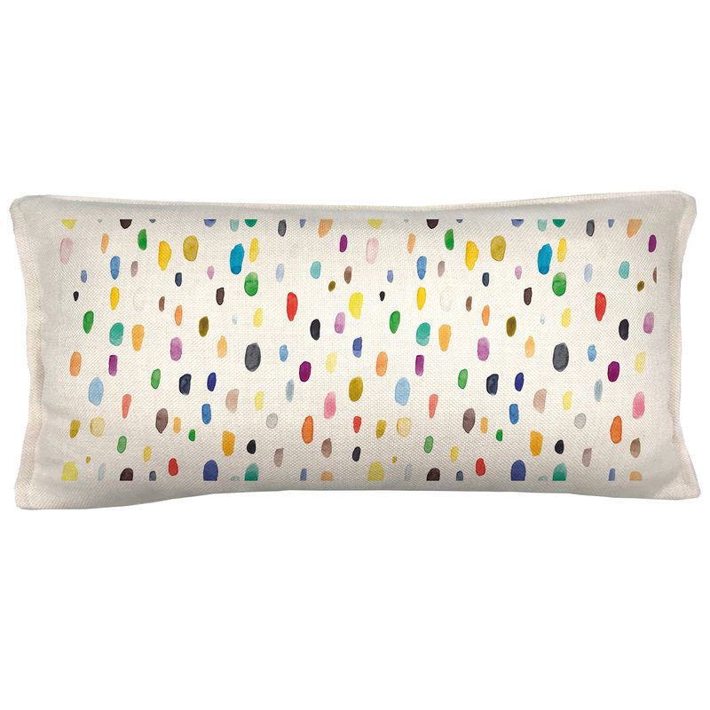 TUYO PRINT - Cojin Manchas colores 70x35