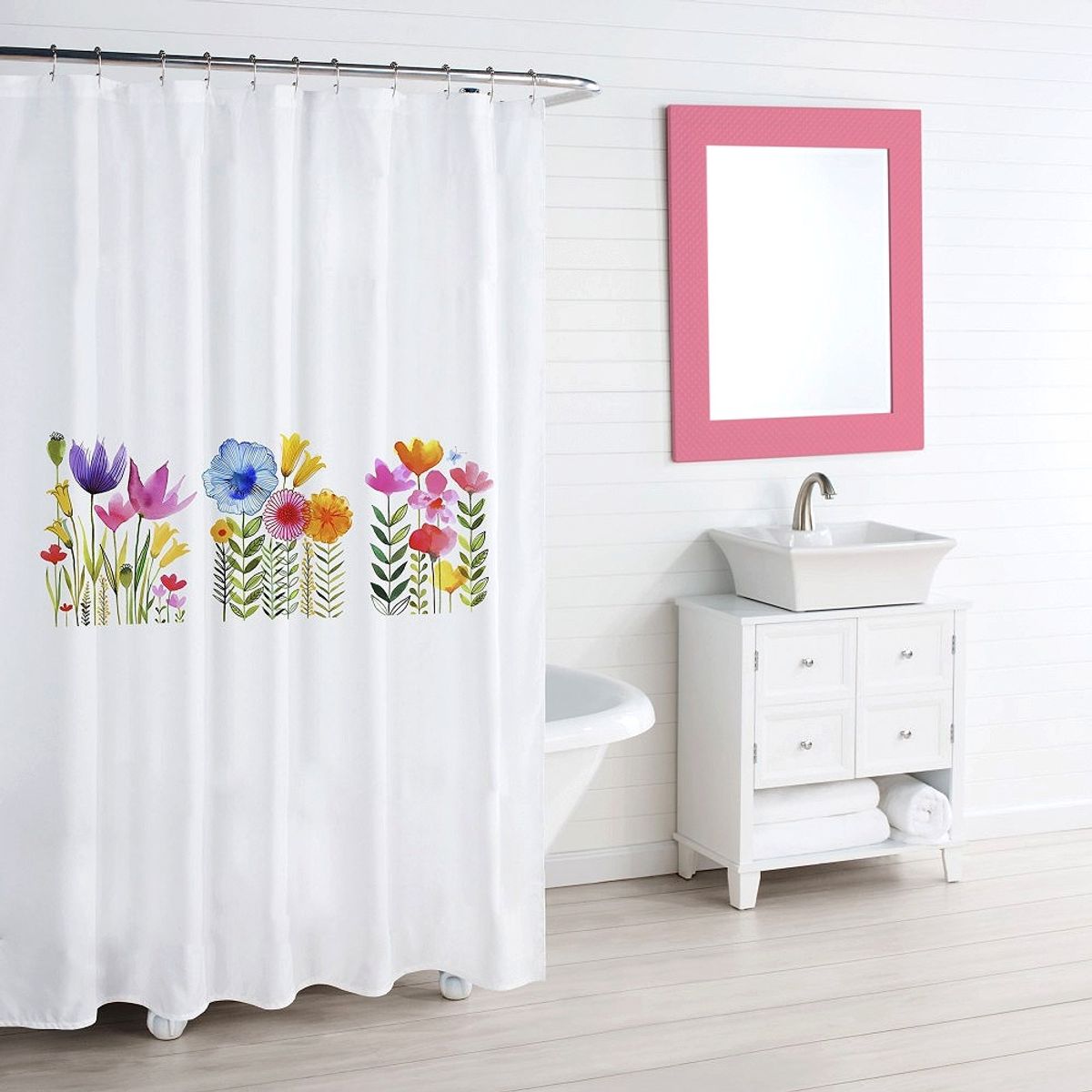 TUYO PRINT - Cortina de Baño Jardín de Flores - Tuyo Print