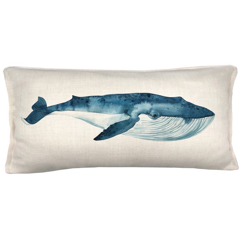 TUYO PRINT - Cojin Ballena azul 70x35 - Tuyo Print