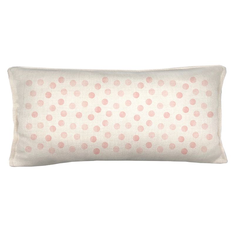 TUYO PRINT - Cojin Puntos rosa 70x35
