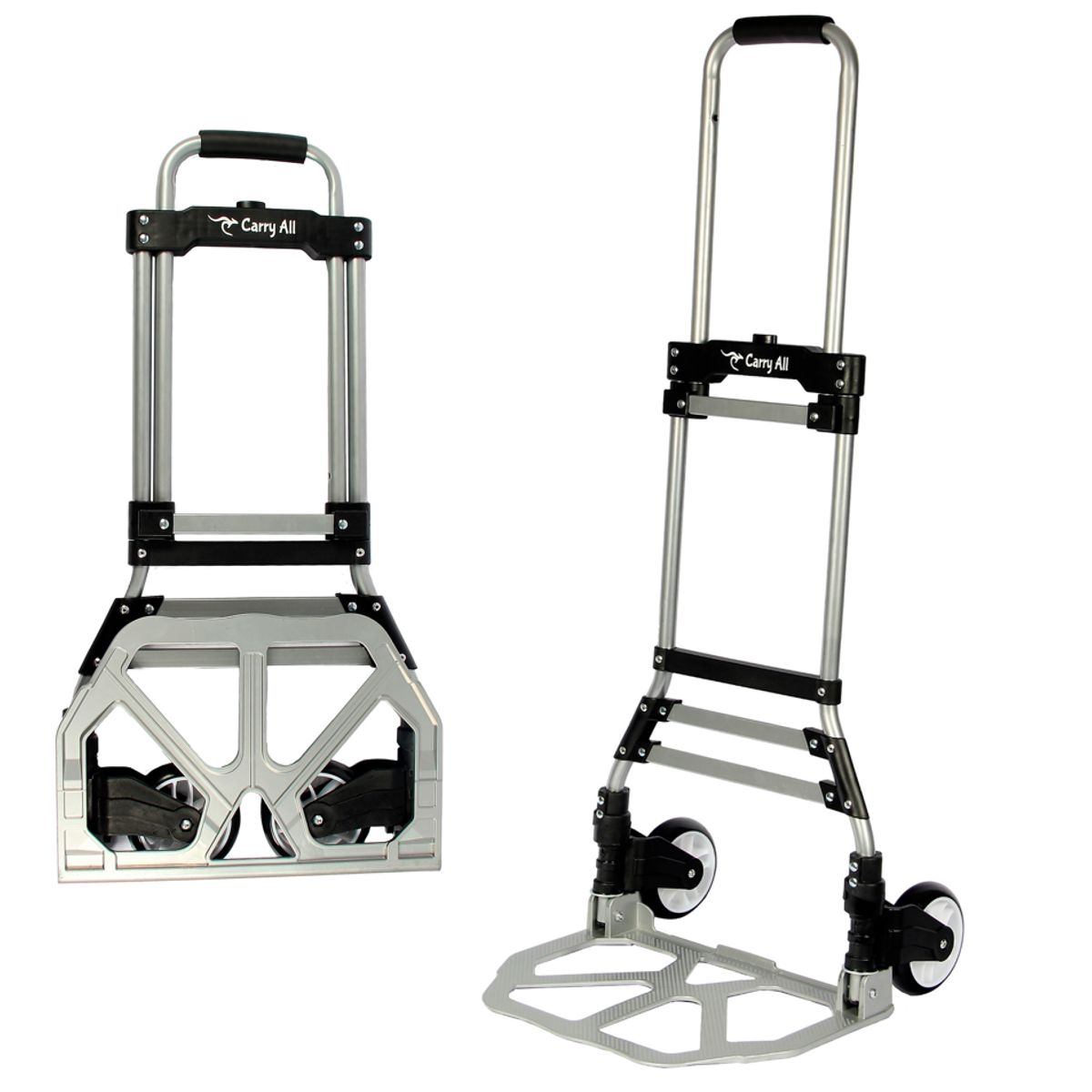 CARRY ALL - Carro de Carga Plegable Tipo Yegua 80 Kilos Rodamientos Cuerda