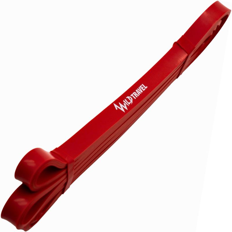 WILD TRAVEL - POWER BANDS Banda Elástica ROJA de Resistencia Pull Up Gym