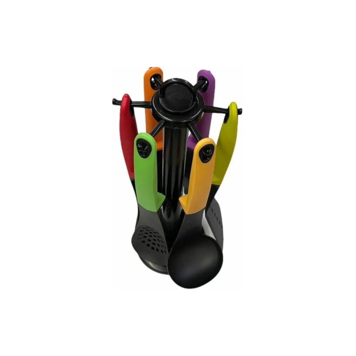 CRUSEC - Set 6 Utensilios Espatulas Cuchara Cucharon Cocina