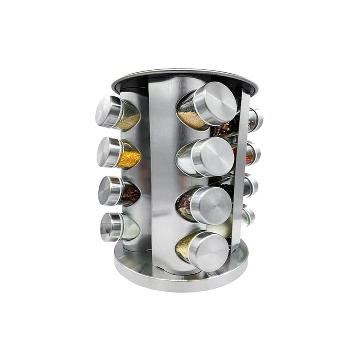 CRUSEC - Rack Especiero 16 Botellas Con Rotacion 360°