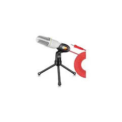 CRUSEC - Micrófono Sf 666 Condensador Omnidireccional Dc3.5mm Plug