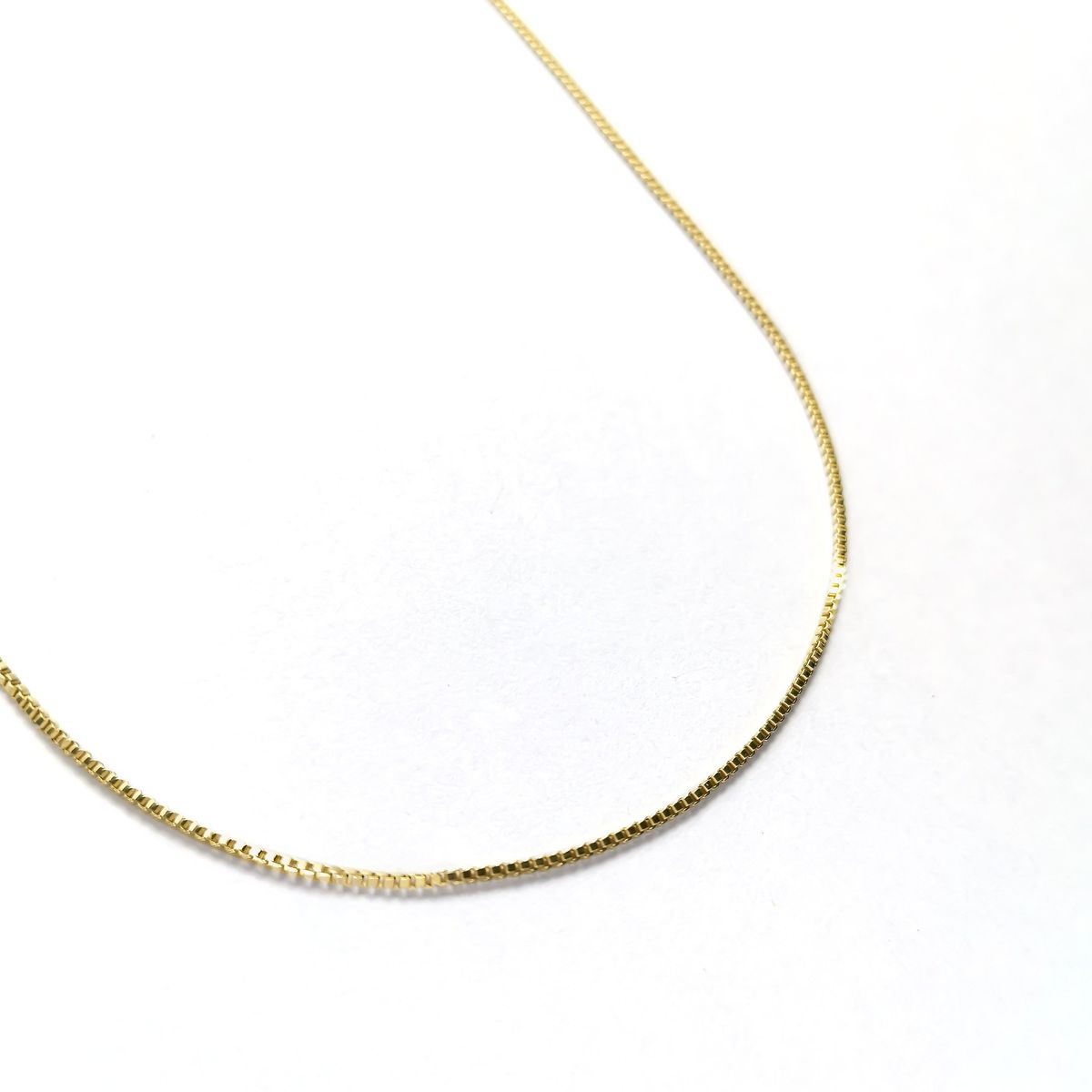 COGGIOLA - Cadena Veneciana 45cm Enchapado Oro 18K