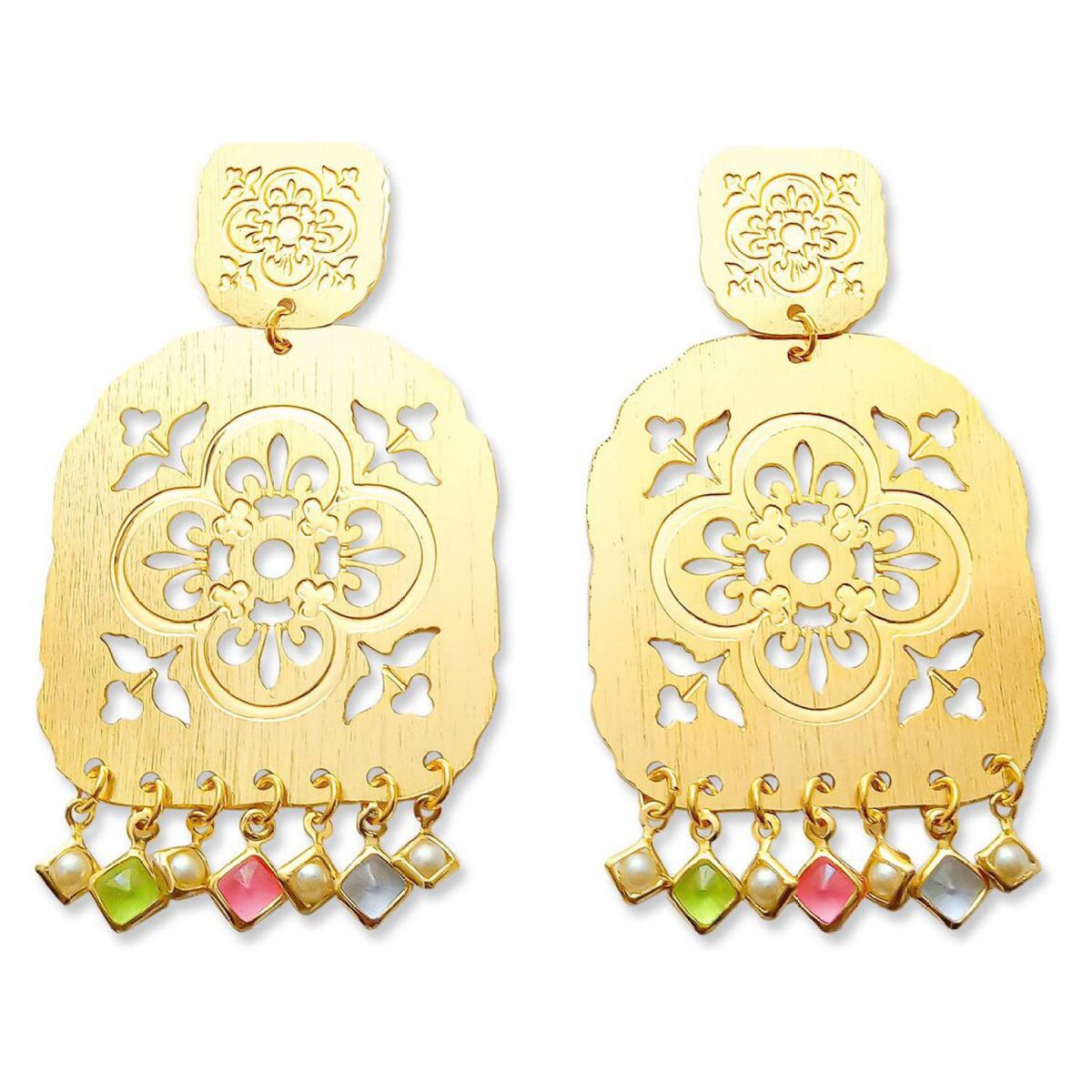 COGGIOLA - Aros Belén Enchapado Oro 18K