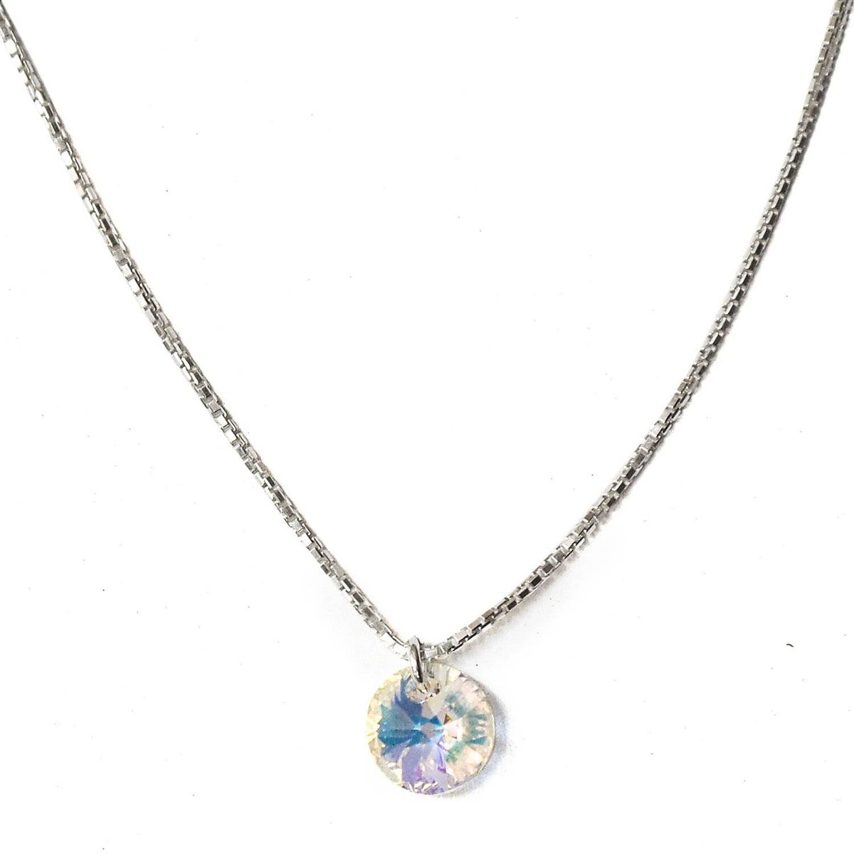 COGGIOLA - Collar Cristal Austriaco Aurore Boreale Plata Fina 925