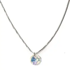 ANDREA COGGIOLA JOYAS - Collar Cristal Austriaco Aurore Boreale Plata Fina 925