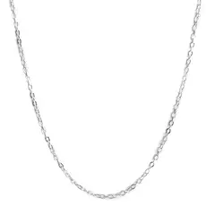 ANDREA COGGIOLA JOYAS - Cadena Espejo Eslabón 60cm Plata Fina 925