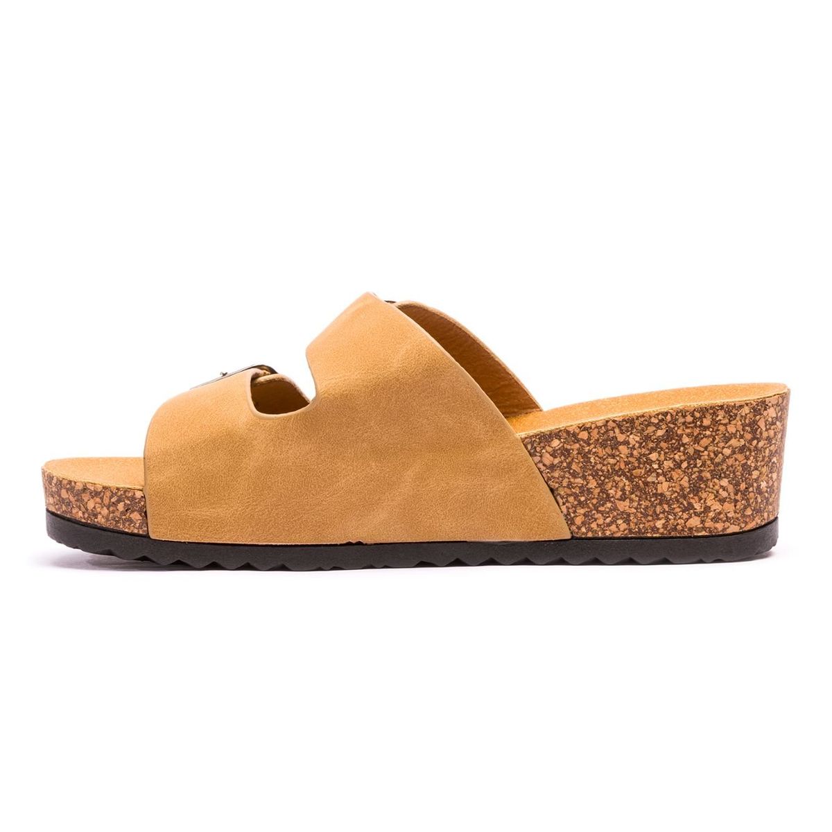 CHANCLETA - Sandalia Mujer Camel Cardenal Chancleta