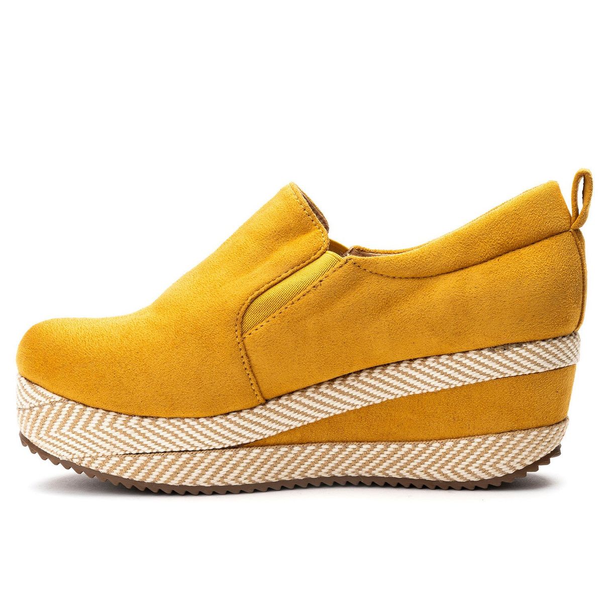 CHANCLETA - Zapato Mujer Amarillo Dakota Chancleta