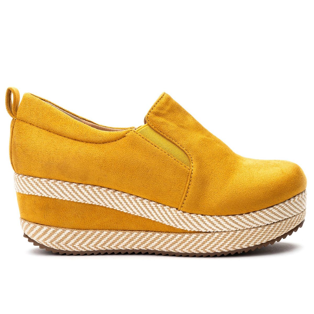 CHANCLETA - Zapato Mujer Amarillo Dakota Chancleta