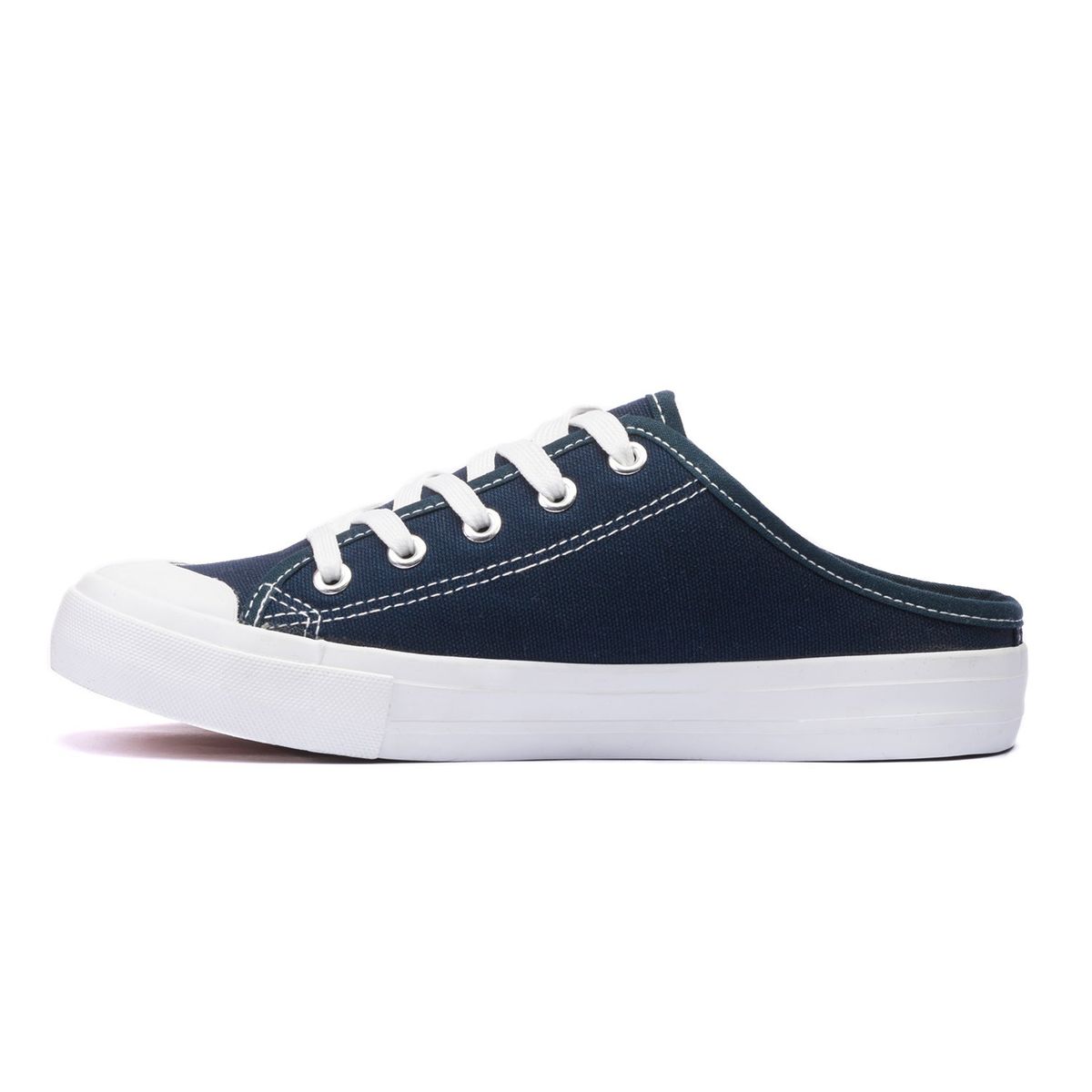 CHANCLETA - Zapatilla Mujer Negro Mule Chancleta